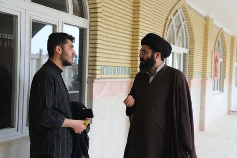 تصاویر/سرکشی مدیر و معاونین حوزه های علمیه کردستان از حوزه مدرسه علمیه کامیاران