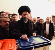 تصاویر/ حضور نماینده ولی فقیه در استان اردبیل در پای صندوق های رای