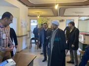 تصاویر/ بازدید امام جمعه بخش چهاردولی در از شعب اخذ رای