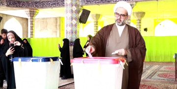 فیلم | گوشه هایی از برگزاری انتخابات در شهرستان مهریز