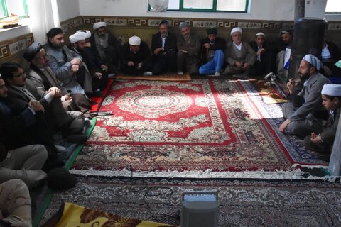 تصاویر/ دیدار مدیر مرکز اسلامی استان آذربایجان غربی با علما و طلاب اهل سنت قطور خوی