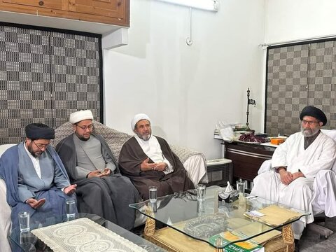 شیعہ علماء کونسل بلوچستان کے صدر کی قائد ملت جعفریہ پاکستان اور علامہ عارف حسین واحدی کے ساتھ ملاقات