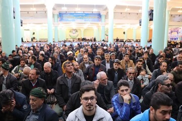 تصاویر/ مراسم شکرانه حضور مردم تکاب در  انتخابات مجلس شورای اسلامی و مجلس خبرگان