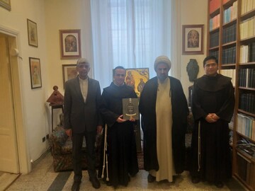 دیدار سفیر جمهوری اسلامی ایران در واتیکان با رئیس آکادمی بین المللی مریم شناسی
