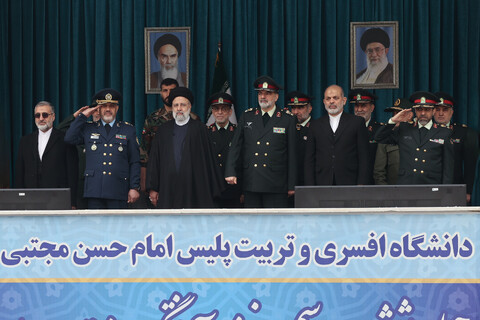 تصاویر/  مراسم دانش‌آموختگی دانشجویان دانشگاه علوم انتظامی با حضور رئیس جمهور