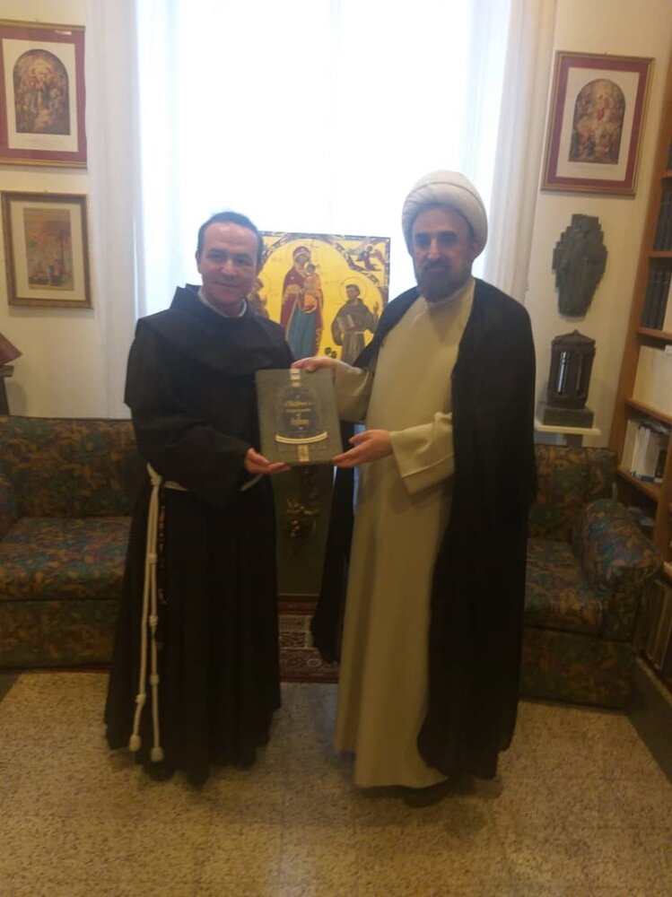 دیدار سفیر جمهوری اسلامی ایران در واتیکان با رئیس آکادمی بین المللی مریم شناسی