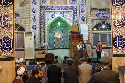 تصاویر| دوشنبه های مسجد محوری با حضور مدیرکل آموزش و پرورش در مسجد الرجا