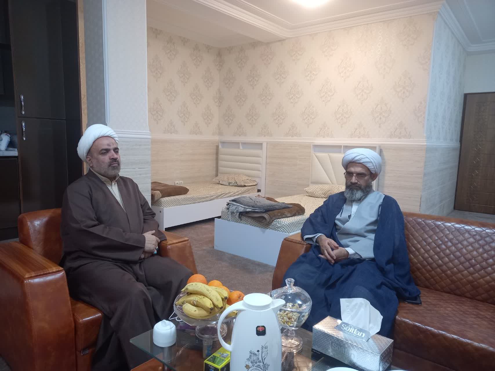 دیدار مدیر حوزه علمیه استان هرمزگان با رئیس سازمان بسیج اساتید، طلاب و روحانیون کشور