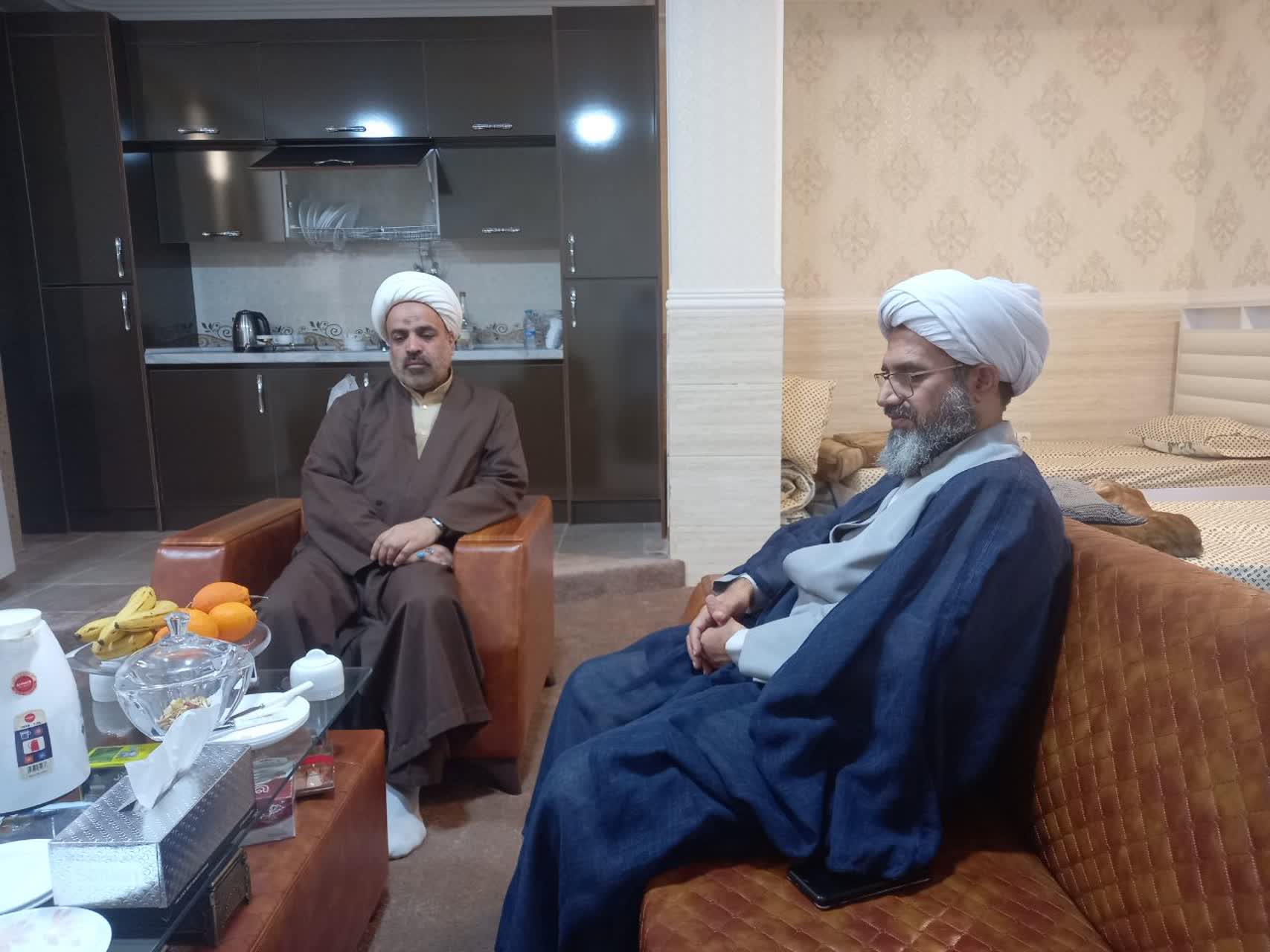 دیدار مدیر حوزه علمیه استان هرمزگان با رئیس سازمان بسیج اساتید، طلاب و روحانیون کشور