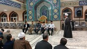 تصاویر/ برنامه محفل انس با قرآن  در سلماس با حضور طلاب