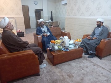 دیدار مدیر حوزه علمیه هرمزگان با رئیس سازمان بسیج اساتید و طلاب