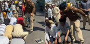 دہلی میں ایک بار مسلمان بنے پولیس کا نشانہ، ویڈیو منظر عام پر
