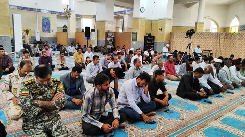 تصاویر/ برگزاری مراسم عبادی سیاسی شهرستان جاسک