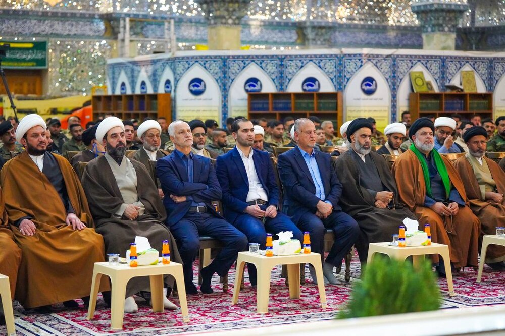 تکریم هفتاد طلبه مجاهد در عراق + تصاویر