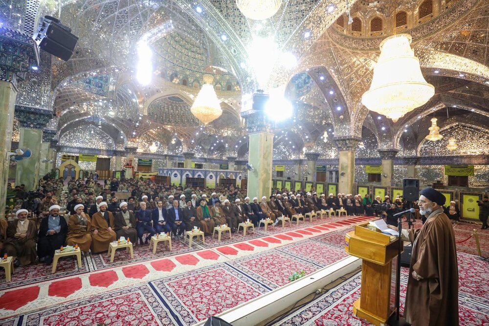 تکریم هفتاد طلبه مجاهد در عراق + تصاویر