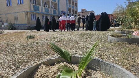تصاویر/ اجرای "پویش ایران بهشت "در مدرسه علمیه فاطمه الزهرا سلام الله علیها کنگان