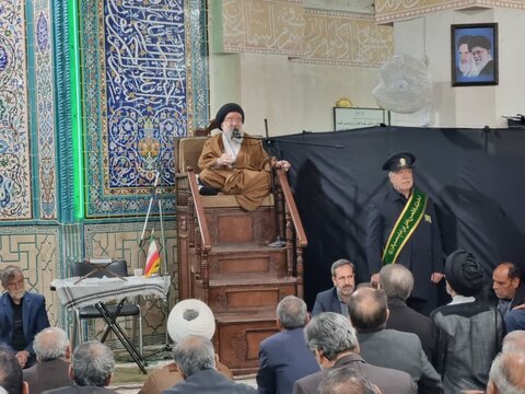 مراسم بزرگداشت مرحوم آیت الله امامی کاشانی در مسجد میر عماد کاشان