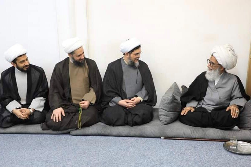 دیدار مدیر مرکز اسلامی هامبورگ با مراجع عظام تقلید عراق + تصاویر