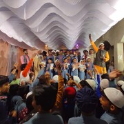 मदरसा हुसैनिया घोसी में रमज़ान के पवित्र महीने के स्वागत और इनाम वितरण के अवसर पर महफ़िल नूर का आयोजन