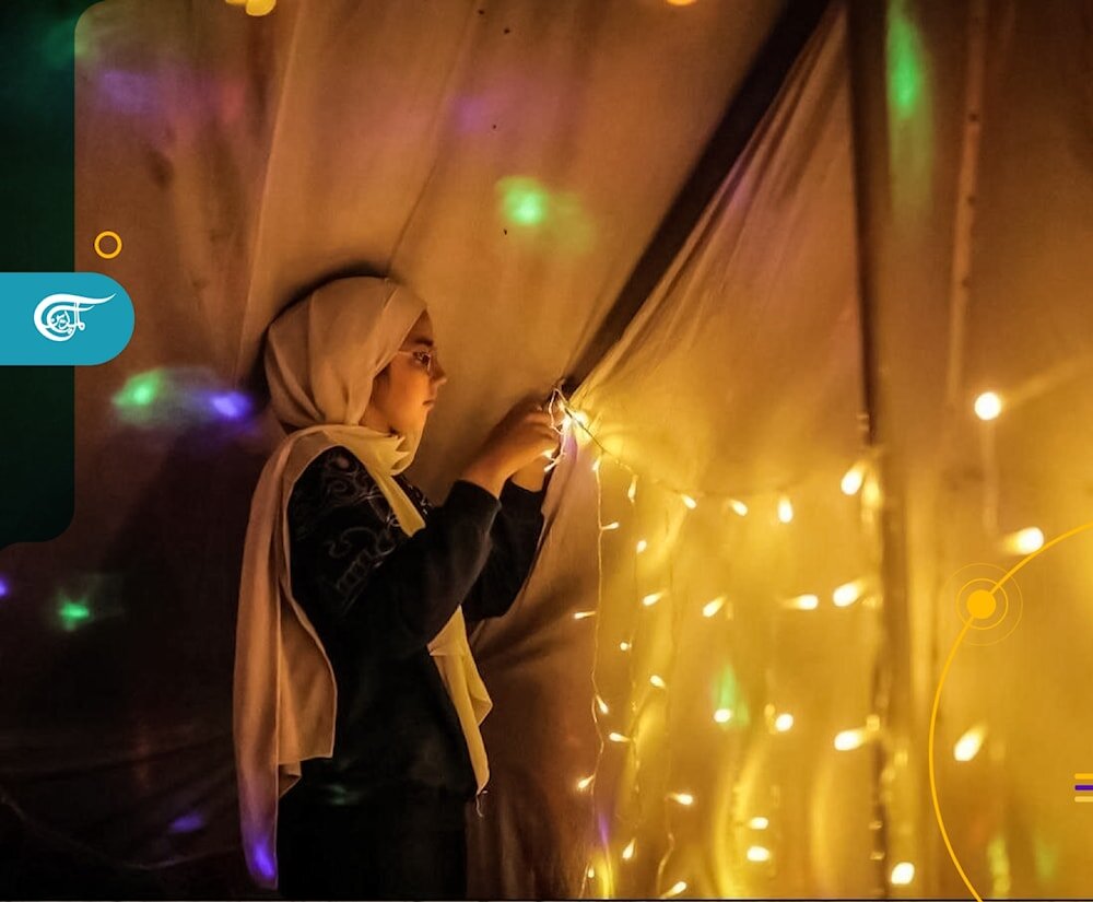 از سفره های خالی سحر و افطار اهالی غزه تا آذین بندی مناطق ویران شده + تصاویر