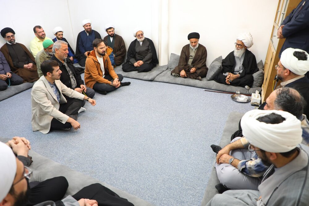 آية الله النجفي: الحوزة العلمية امتداد لمدرسة أهل البيت (ع) ولها دور مؤثر في نشر علومهم عليهم السلام آية الله النجفي: الحوزة العلمية امتداد لمدرسة أهل البيت (ع) ولها دور مؤثر في نشر علومهم عليهم السلام