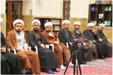 تصاویر/ جلسه کارگاه مهارت افزایی تبلیغ و تمرین منبر در مدرسه علمیه امام خمینی (ره) گرگان