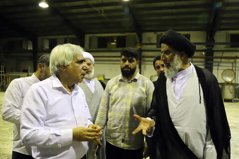 تصاویر/ یک روز با آقای امام جمعه/ بازدید از کارخانه رب 