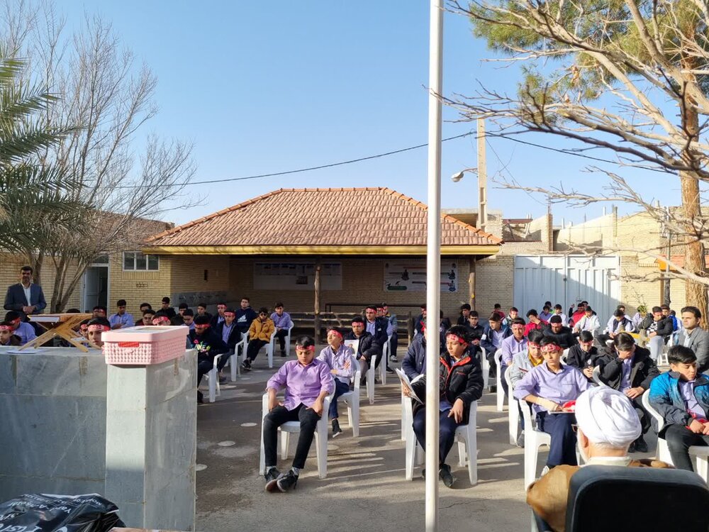 تقدیر مسئولان از طرح ابتکاری «شهید یار» دانش آموزان اشکذری+ عکس