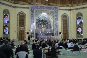 تصاویر/ مراسم ترتیل خوانی قرآن کریم در مصلای اعظم امام خمینی (ره) تبریز