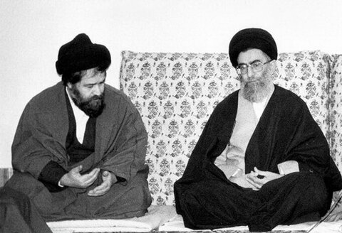 رهبر انقلاب و حاج احمد آقا خمینی