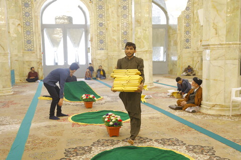 تصاویر / برگزاری مجلس جزء خوانی قرآن در مسجد اعظم قم