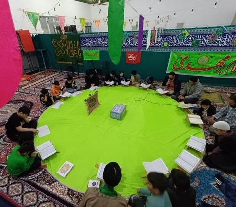 برپایی آئین جزءخوانی قرآن در مساجد شهر قنوات