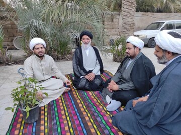 تصاویر/ تفقد امام جمعه اهواز از علما، اساتید و طلاب حوزه علمیه