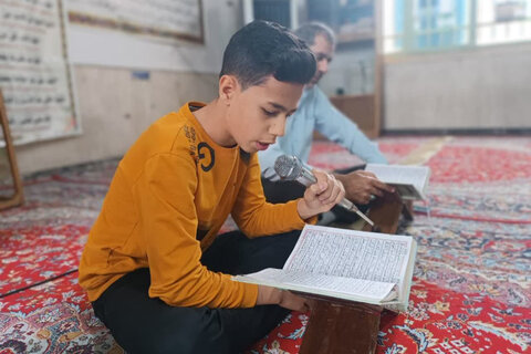 تصاویر/جزء خوانی نوجوانان یزدی به روایت تصویر