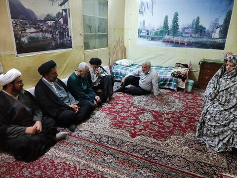 دیدار نماینده ولی فقیه در خوزستان با جانباز 50 درصد دفاع مقدس