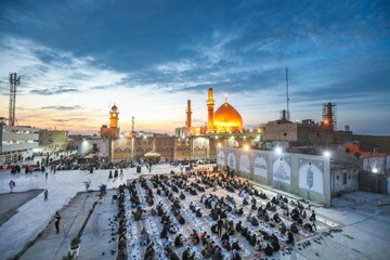 تصاویر/ سفره افطاری در حرم امامین عسکریین (ع)