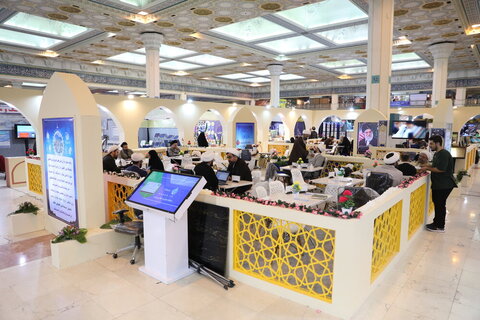 بالصور/ القسم الحوزوي في معرض طهران الدوليّ للقرآن الكريم في نسخته الواحد والثلاثين