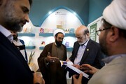 رئیس جهاددانشگاهی از بخش حوزوی نمایشگاه قرآن بازدید کرد + عکس