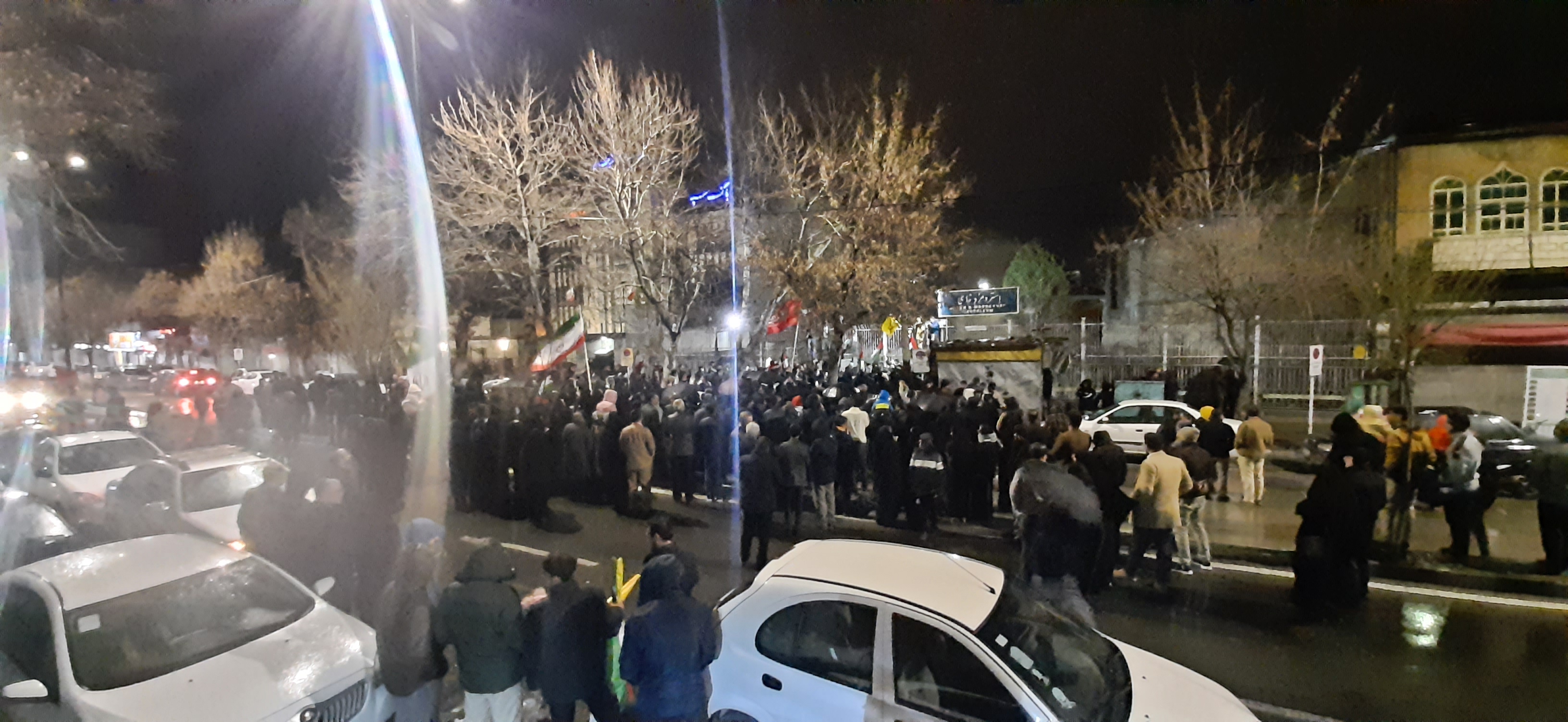 تجمع اعتراضی مردم همدان در پی جنایات رژیم صهیونیستی