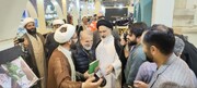 مهران رجبی از بخش حوزوی نمایشگاه بین المللی قرآن دیدن کرد