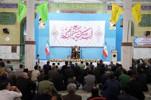تصاویر / جشن میلاد امام حسن مجتبی(ع) در مصلی شهرستان فامنین