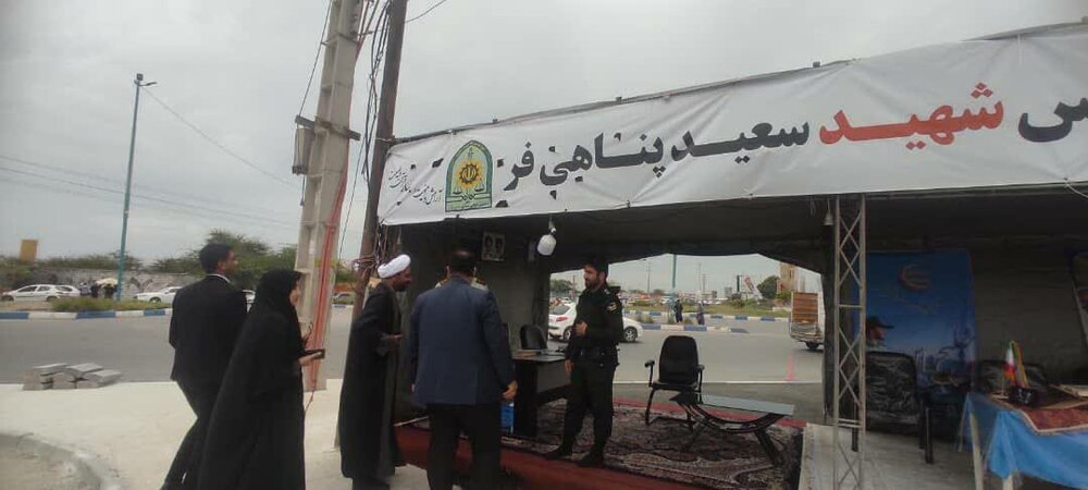 بازدید مدیرکل بازرسی استانداری هرمزگان از نحوه خدمات دهی به میهمانان نوروزی