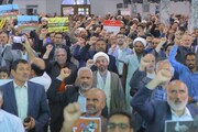 فیلم | فریاد اعتراضی مردم اصفهان به جنایات اخیر اسرائیل