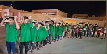 تصاویر/ آیین سنتی کاروان شادی و آیین مجمعه گردانی حسین آباد کویر آران و بیدگل