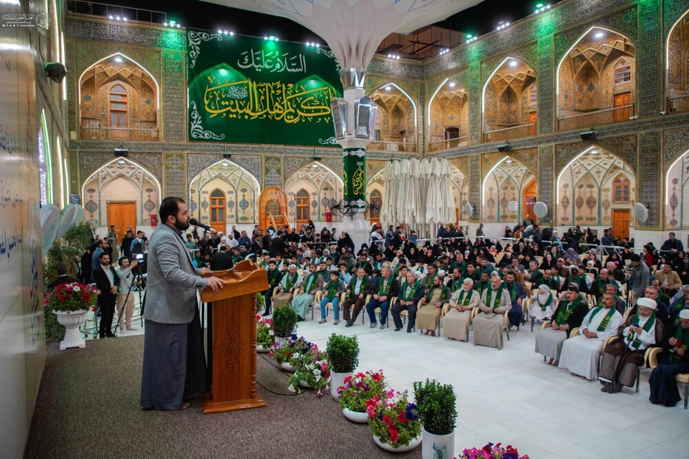 تصاویر/ برگزاری جشن میلاد امام حسن مجتبی (ع) در آستان علوی
