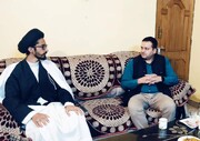 वफा अब्बास साहब की मौलाना सैय्यद ईमान अहमद साहब के घर पर मुलाकात/फोटो