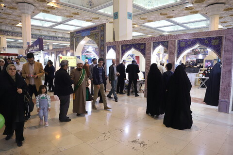 تصاویر/ حضور شخصیت ها در بخش حوزوی نمایشگاه بین المللی قرآن