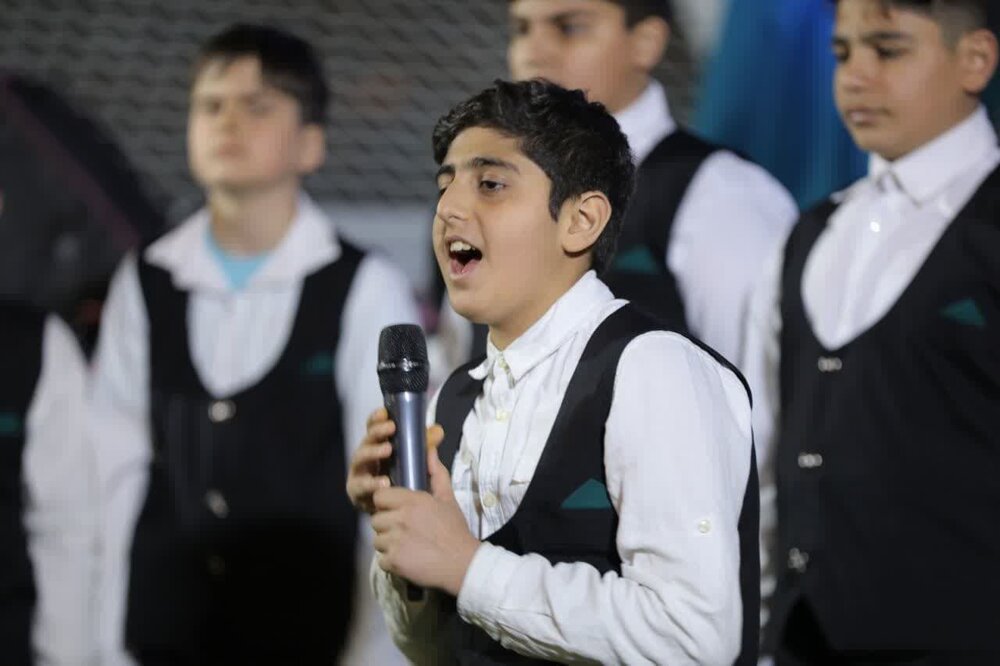 شادیانه میلاد امام حسن مجتبی(ع) در بوستان ملل کاشان