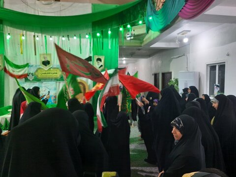 اجتماع بانوان بسیجی برازجانی در محکومیت بی حرمتی به زنان غزّه