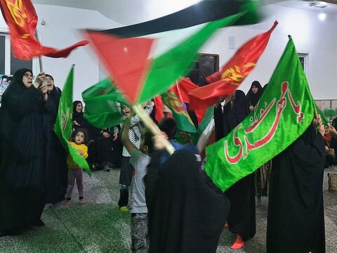 اجتماع بانوان بسیجی برازجانی در محکومیت بی حرمتی به زنان غزّه